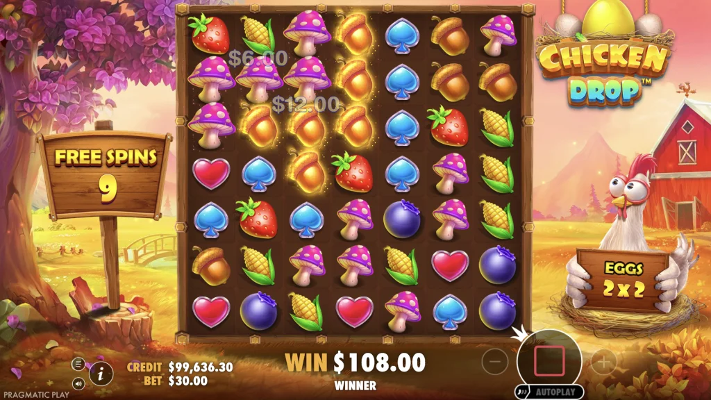 Chicken Drop Demo Spiel