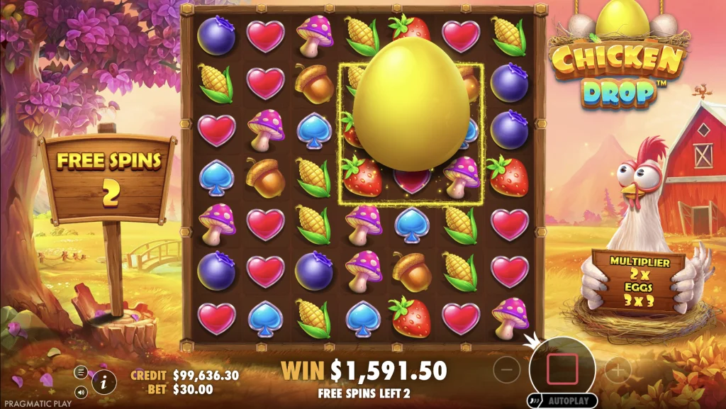Spiel Chicken Drop