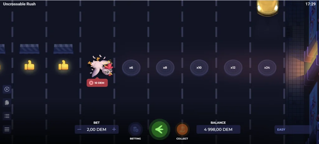 Uncrossable Rush Spiel