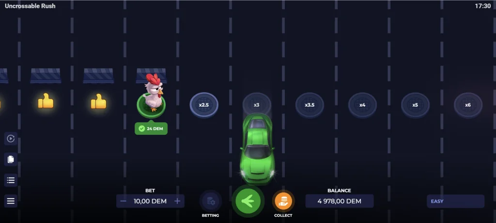 Uncrossable Rush Glücksspiel