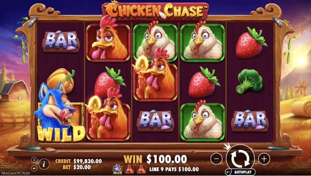 Demo Spiel Chicken Chase