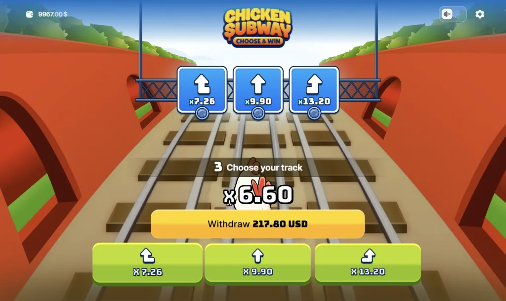 Chicken Subway Glücksspiel