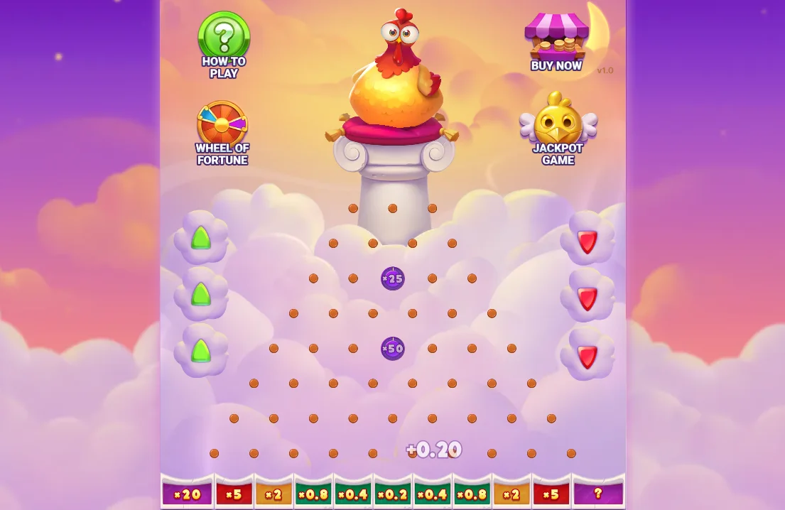 Chicken Plinko Glücksspiel